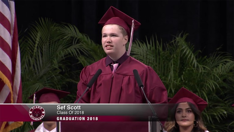 17-year-old autistic student delivers ‘unexpected’ graduation speech