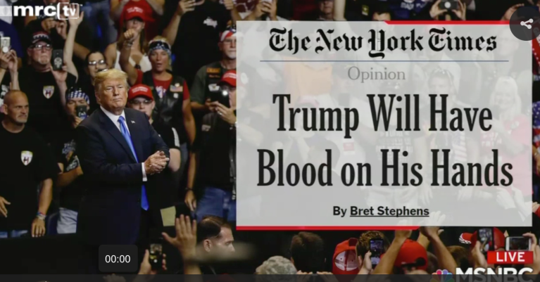 Liberal Media Scream: Analyst suggests Trump’s media feud could lead to murder