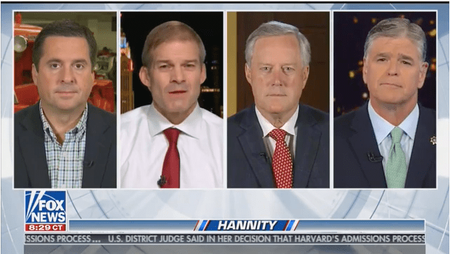 ‘Obstruction trap’: Trio of GOP congressmen rips impeachment inquiry as effort to ‘undermine’ DOJ inquiry