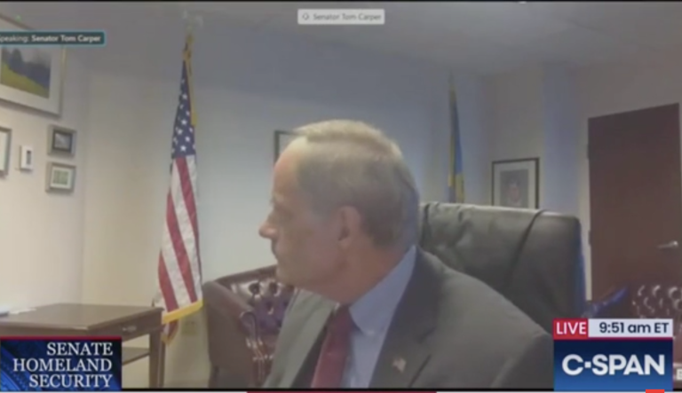 Democratic senator drops F-bomb after technical difficulty during Postal Service hearing