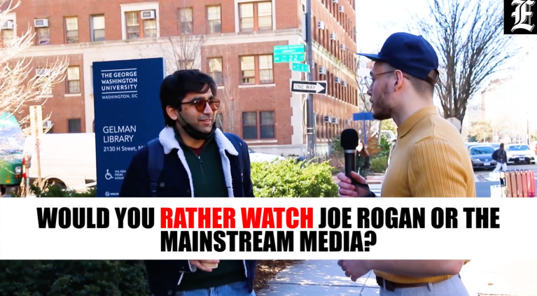 College students: Joe Rogan vs. media anchors