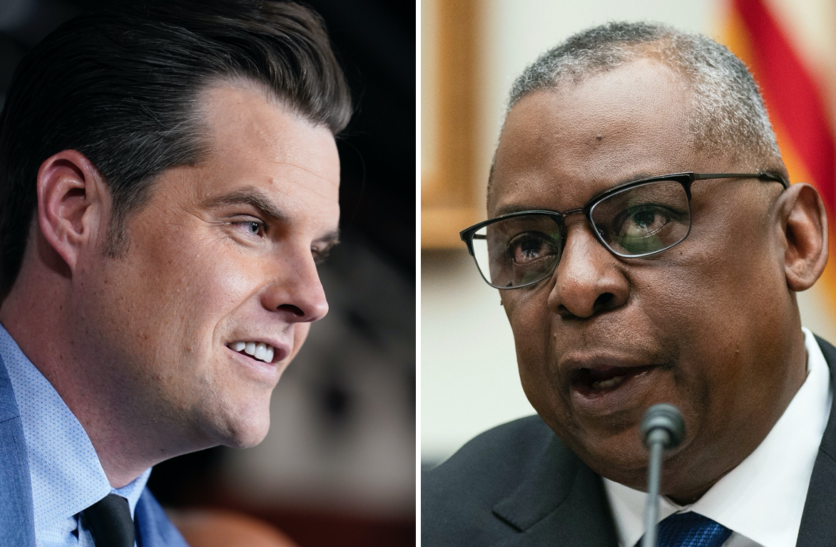 ‘Embarrassed by your leadership’: Gaetz blasts Austin’s ‘wokeism’