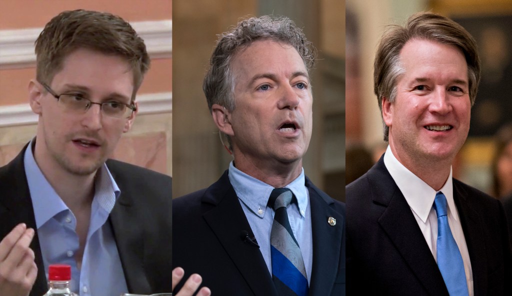 Rand Paul defends Edward Snowden before meeting Brett Kavanaugh