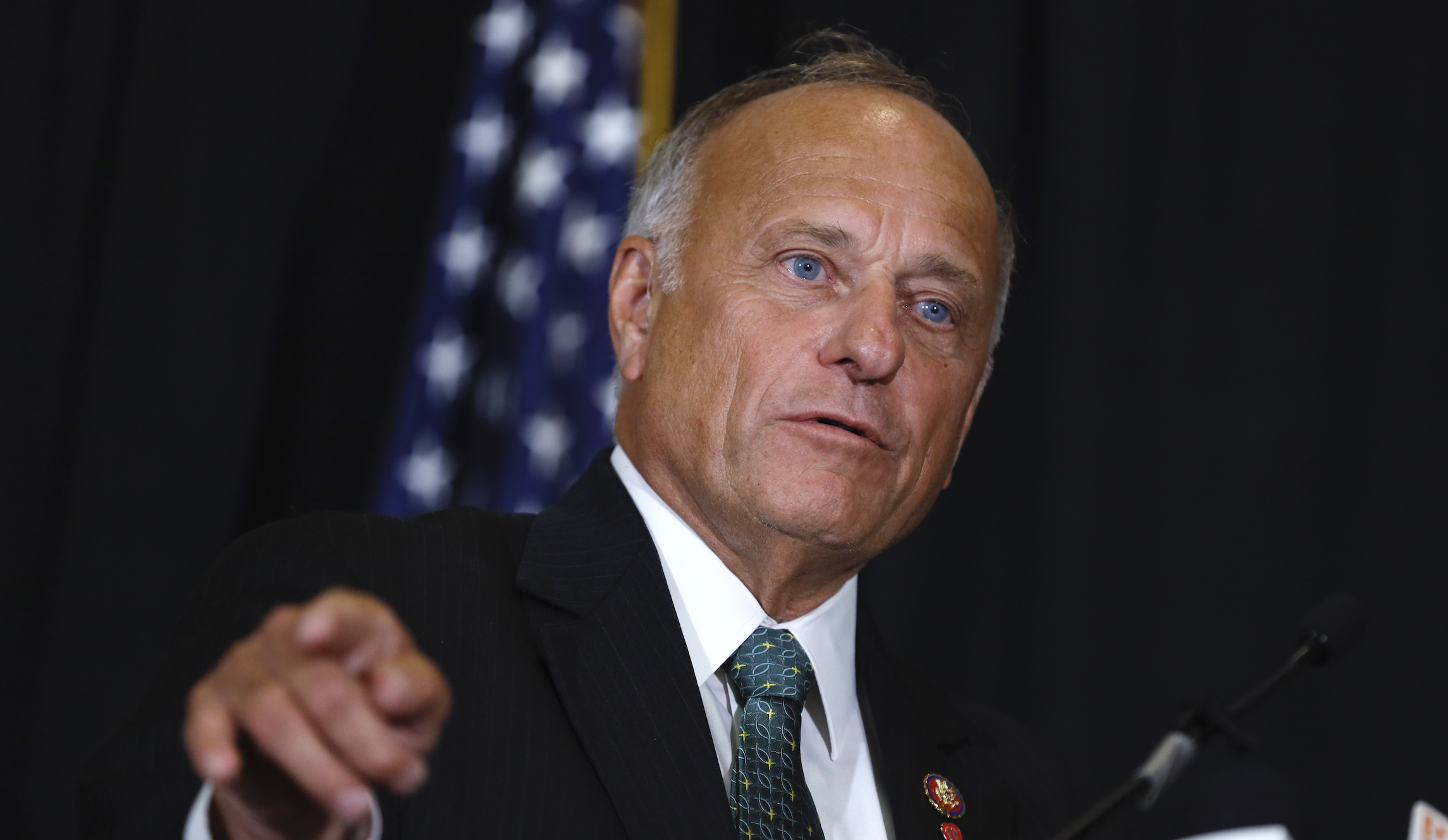 ‘Actually pretty good’: Steve King claims he drank from a toilet at the border