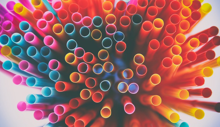 The House voted late Thusday to stop using plastic drinking straws in House cafeterias.