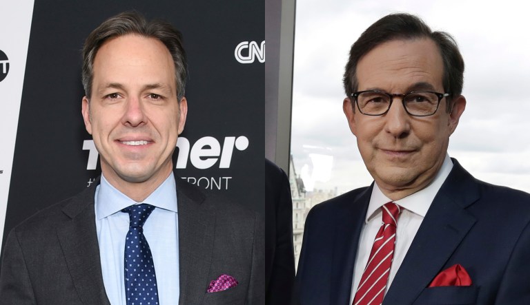 Jake Tapper and Chris Wallace are seen.