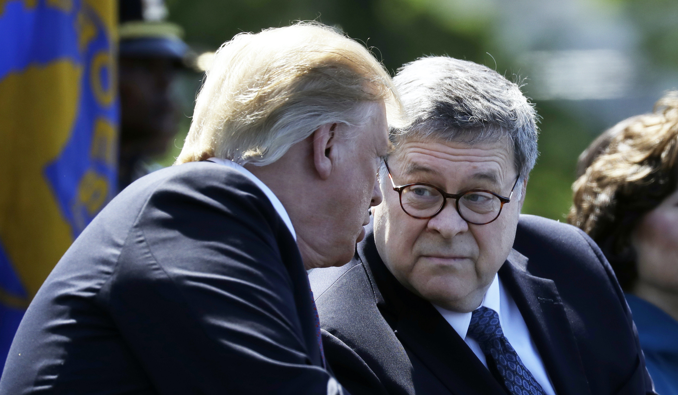 Donald Trump and Bill Barr