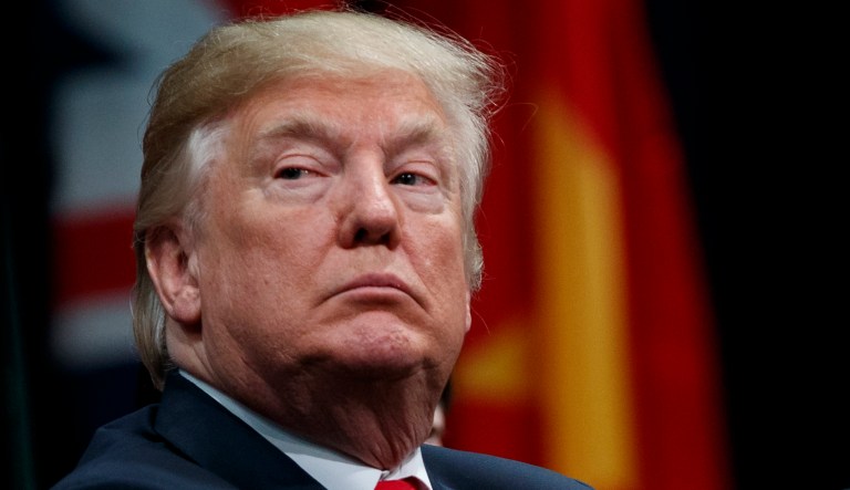 Dec. 15, 2017, file photo, President Donald Trump.