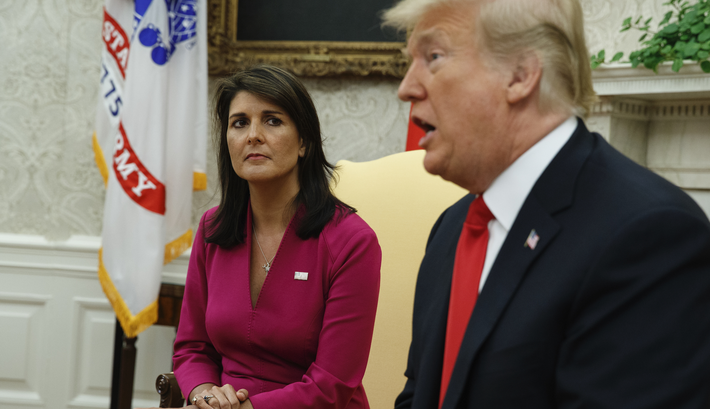 Nikki Haley was ‘deeply disturbed’ by Trump’s ‘dangerous’ comments on Charlottesville