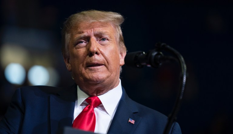 President Donald Trump speaks during a campaign rally at the BOK Center, Saturday, June 20, 2020, in Tulsa, Okla.
