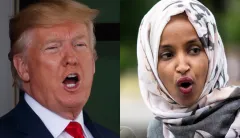 WATCH: Trump blasts Omar, says she’s ‘lucky to be where she is’