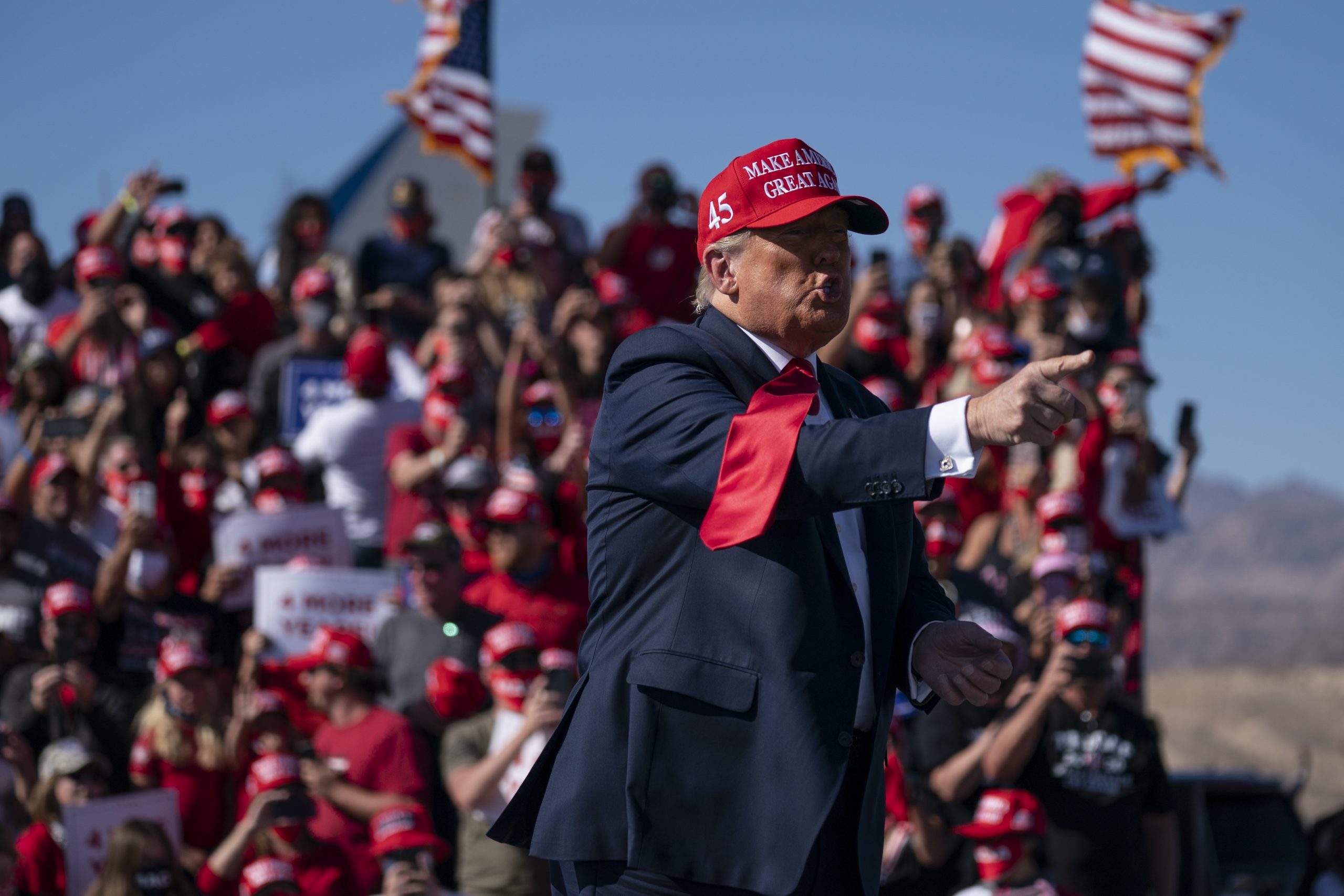 Fighter jet intercepts plane near Trump rally in Arizona