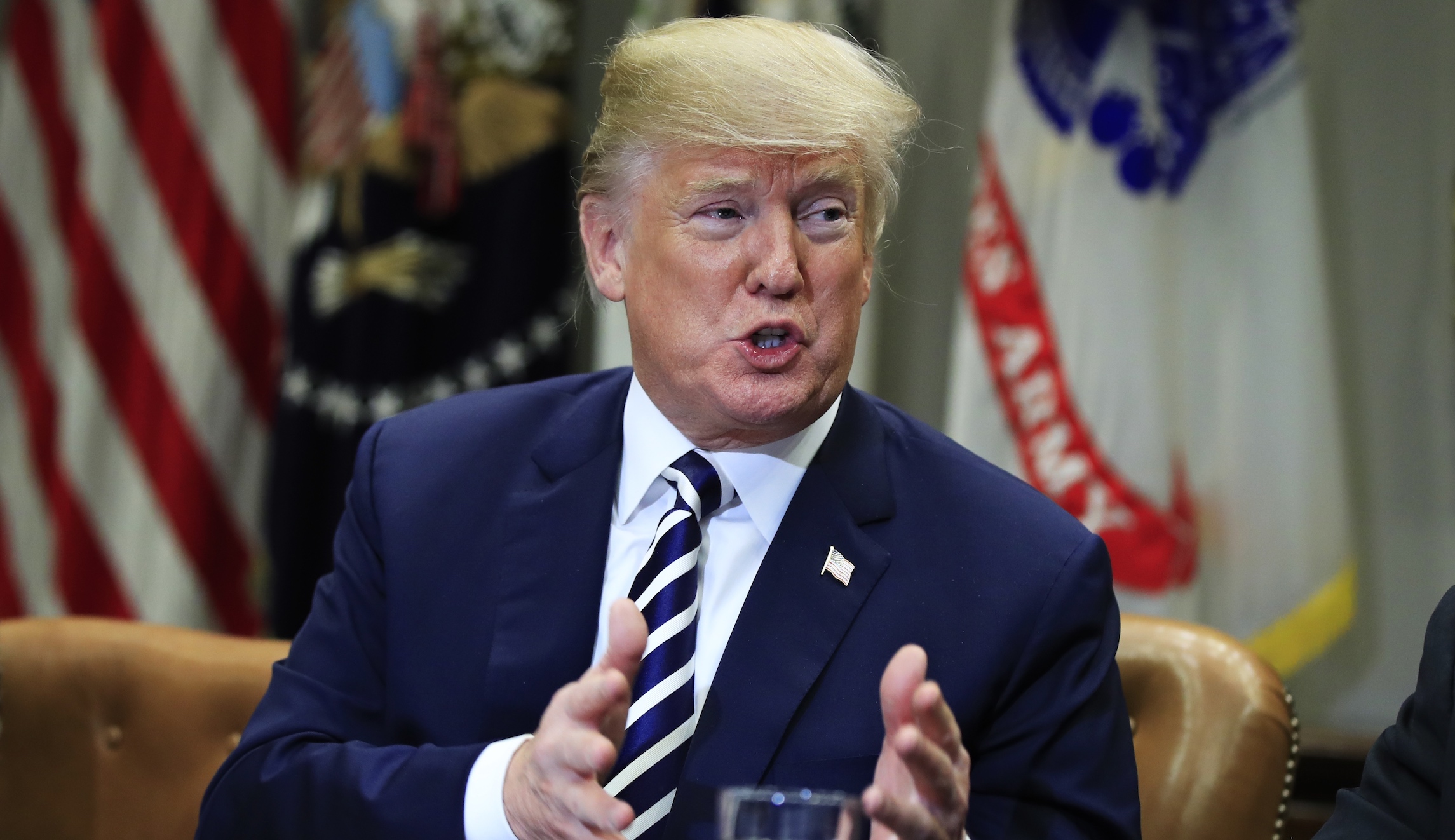 Trump touts border wall, military funding in omnibus bill despite ‘Dem giveaways’
