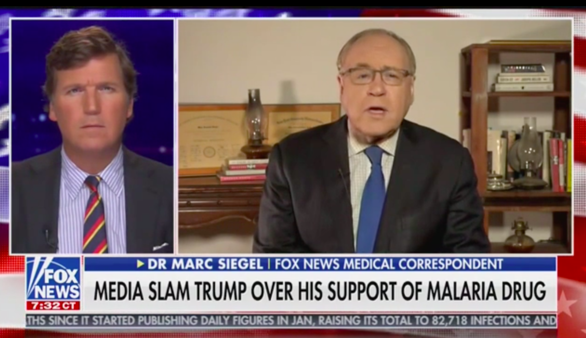 ‘Wow’: Fox News medical correspondent claims hydroxychloroquine cured his 96-year-old father of coronavirus