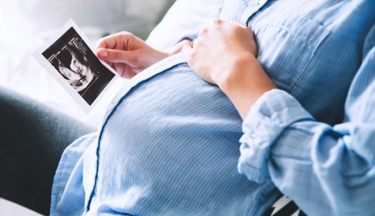 Pregnant woman.