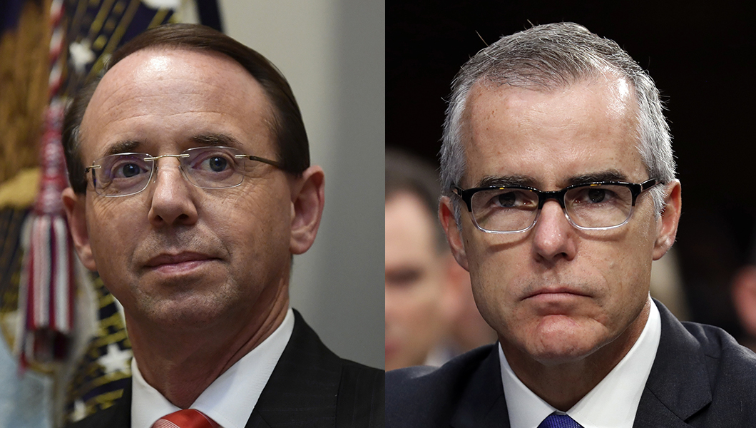 Republicans press for hearing with Andrew McCabe, Rod Rosenstein