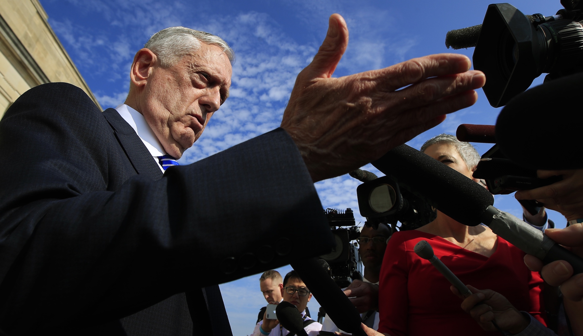 Mattis says diplomacy is key to solving tensions between the US and Iran