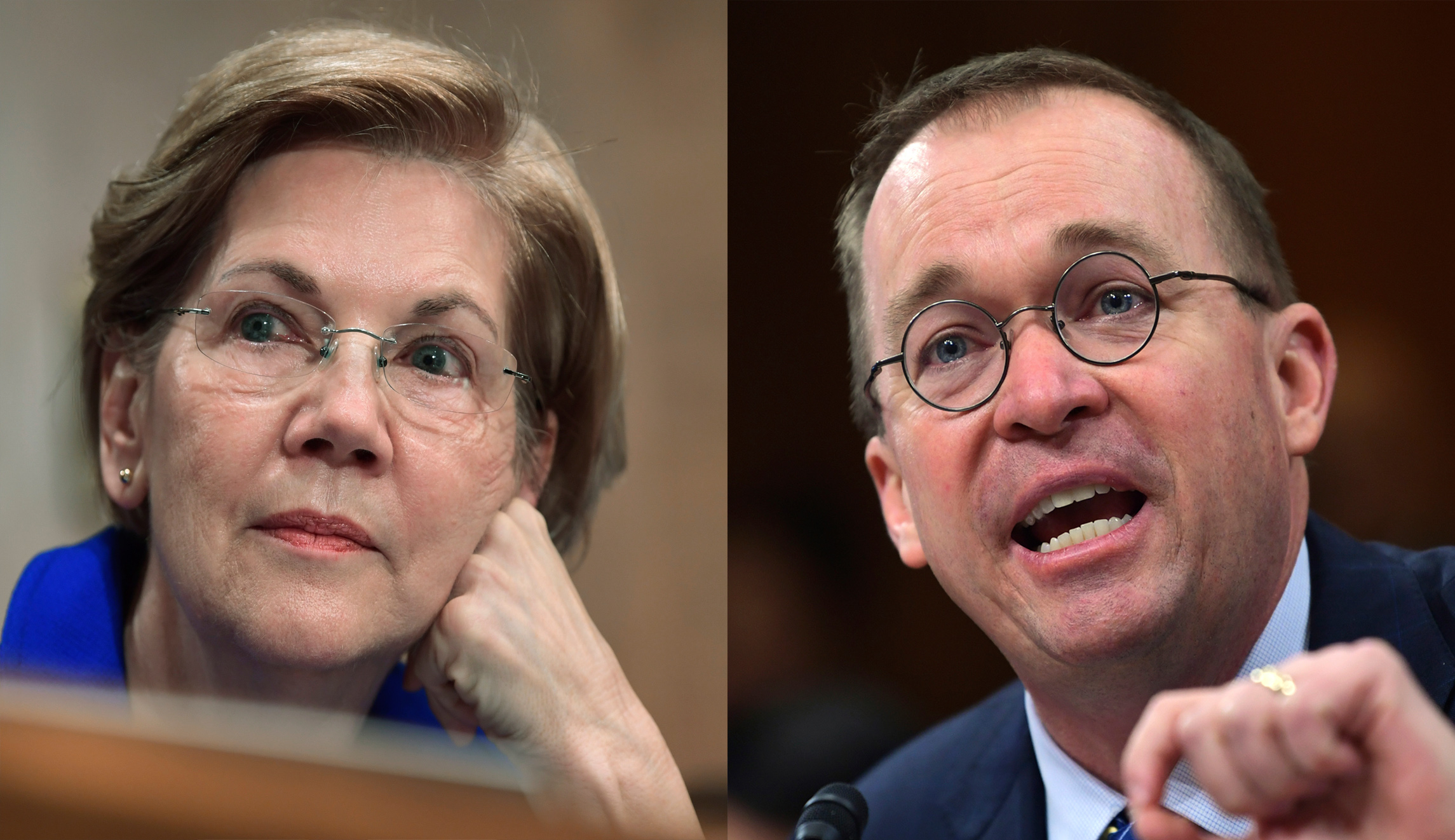 Elizabeth Warren presses Mick Mulvaney on whether he violated the Hatch Act