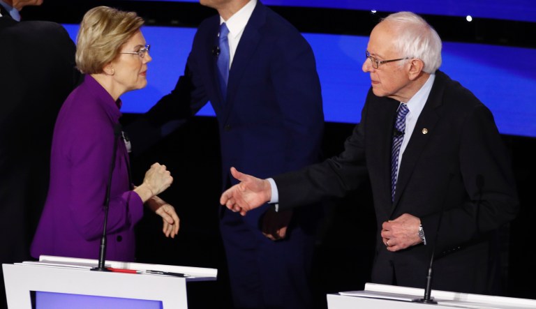 WATCH: Warren confronts Sanders after debate, accusing him of calling her ‘a liar on national TV’