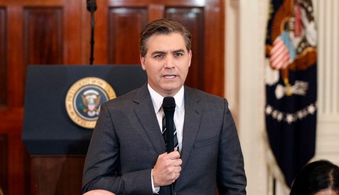 CNN’s Acosta denies ‘placing his hands on’ White House intern