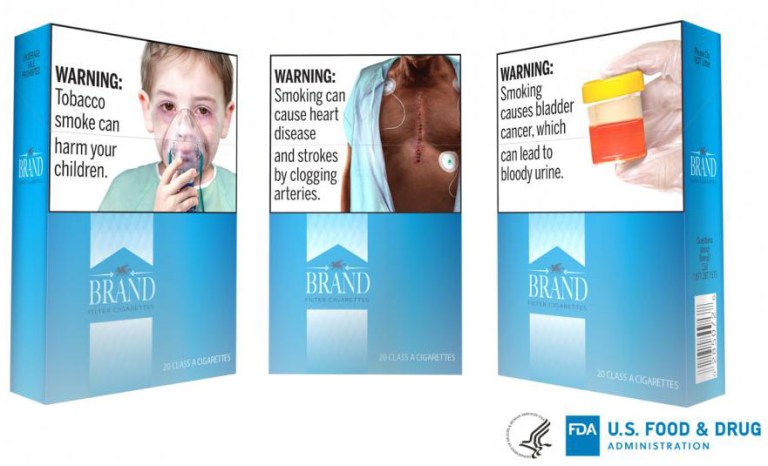 FDA proposes new requirement for graphic labels on cigarette packs