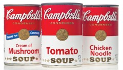 The soup is hot