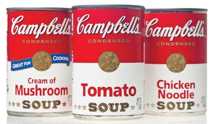 The soup is hot