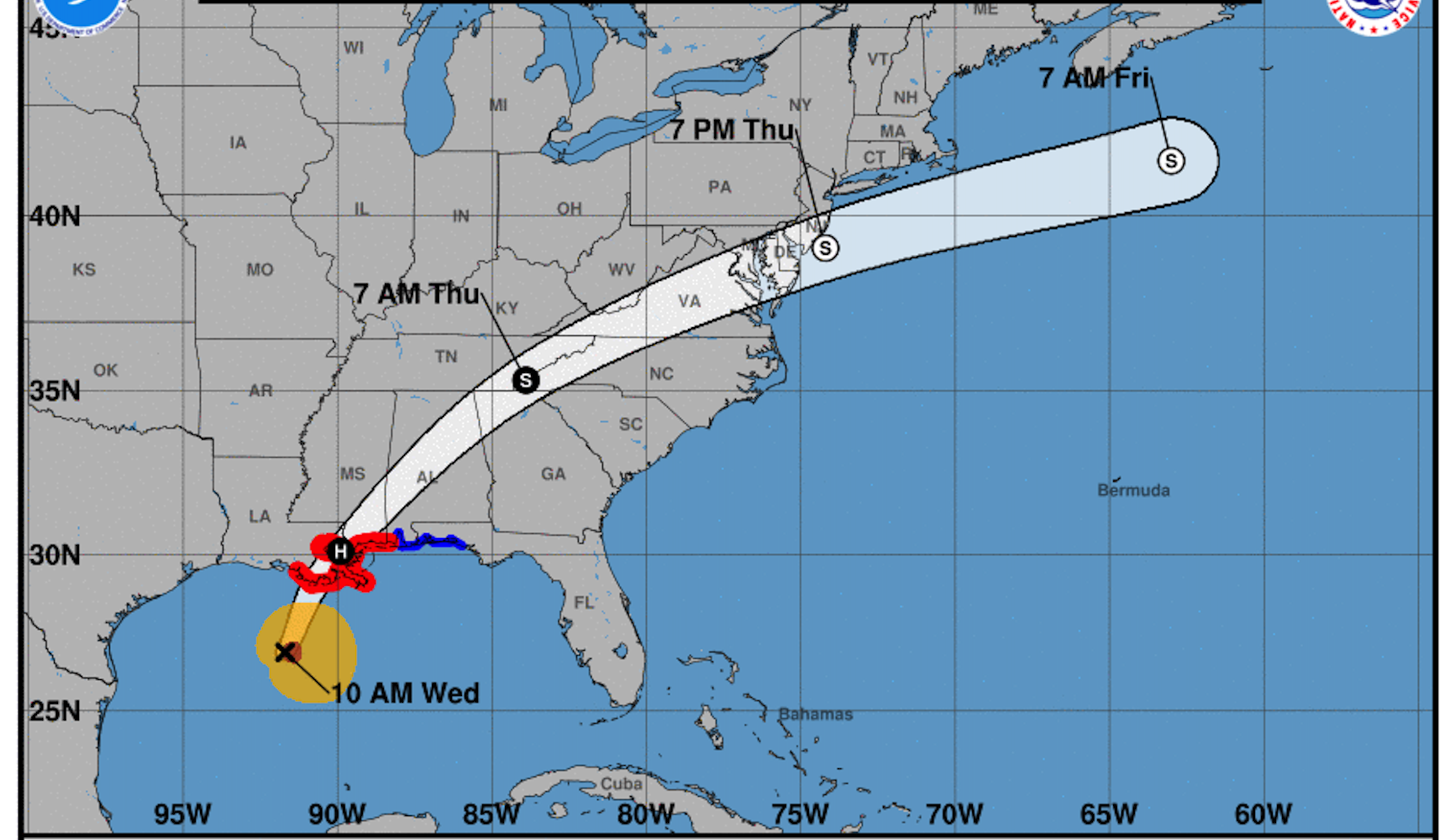 Evacuations underway as Hurricane Zeta targets Gulf Coast