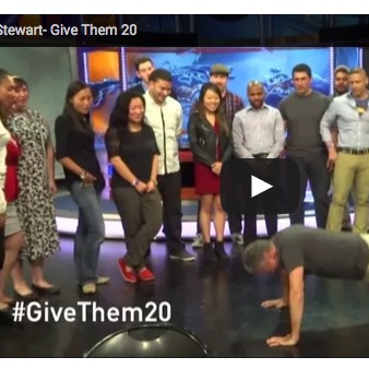 Drop and #GiveThem20!