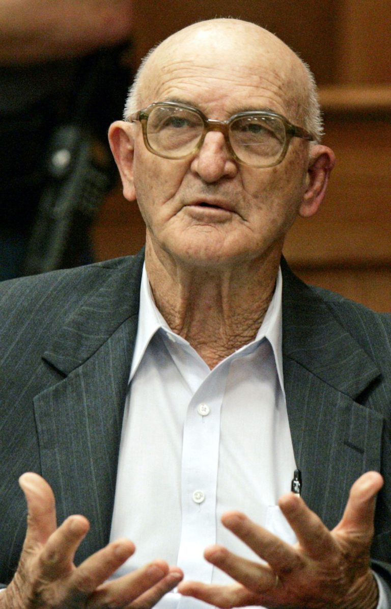   FILE - Reputed Ku Klux Klan leader Edgar Ray Killen, is shown in this June 20, 2005 file photograph taken in Philadelphia, Miss. James Stern, a black man who was a cellmate in a Mississippi prison with Killen, says that he gave him power of attorney while in prison and has taken control of 40 acres of Killen's land, with an acre to be set aside for a civil rights memorial at a Thursday, June 14, 2012 news conference in Jackson, Miss. Killen was convicted on June 21, 2005 _ exactly 41 years after Michael Schwerner, James Chaney and Andrew Goodman were killed. (AP Photo/Rogelio V. Solis, File)  