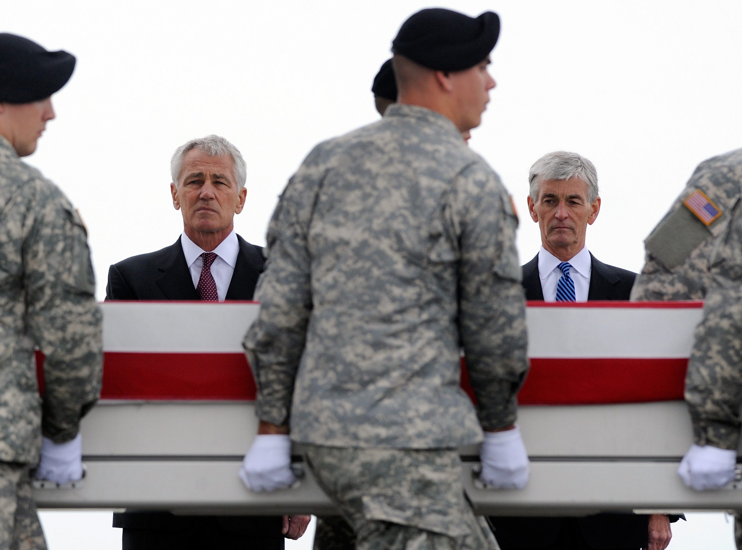 Pentagon chief attending arrival of 4 war dead