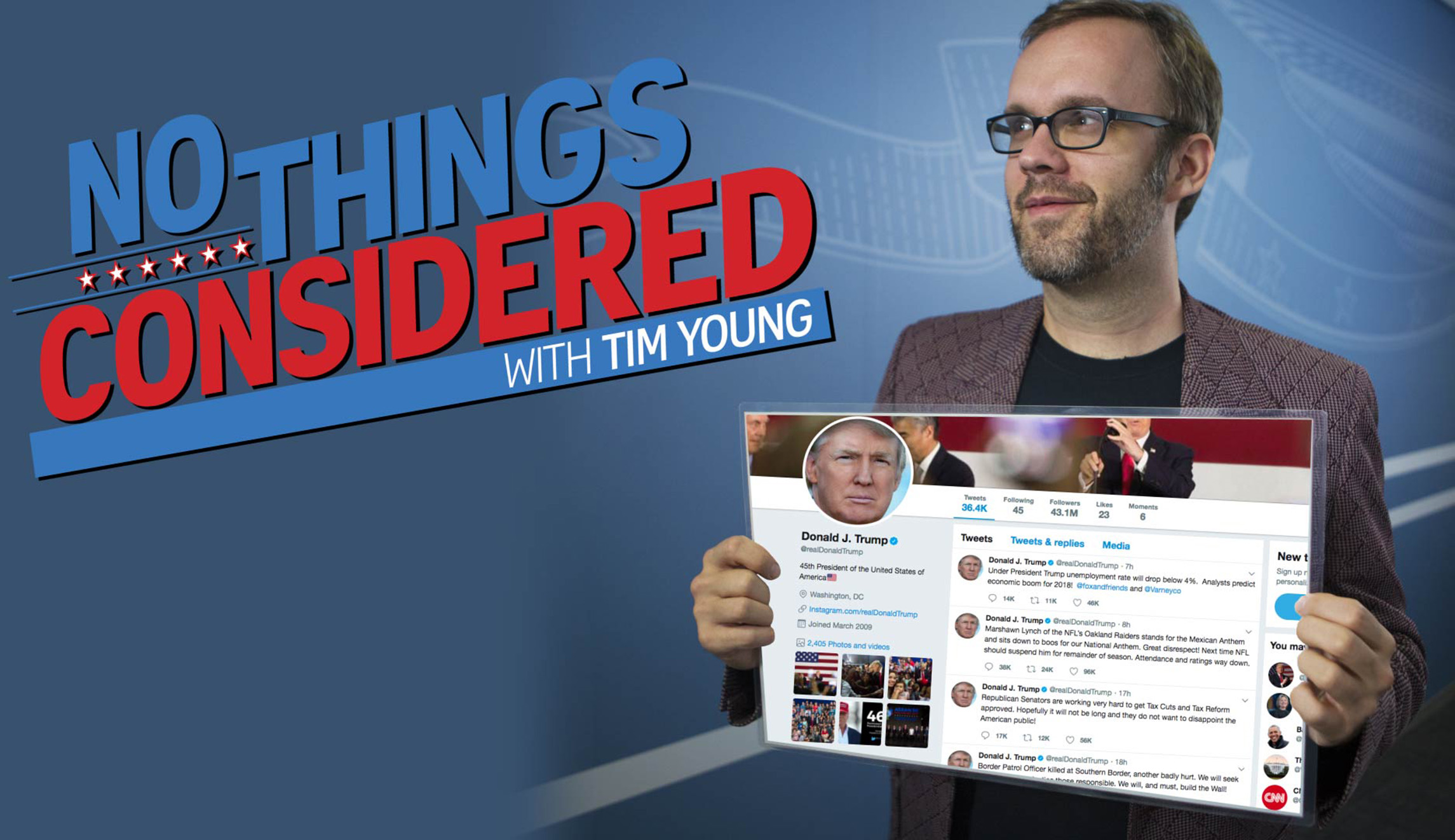Trump’s year of tweeting and trolling the media on No Things Considered!