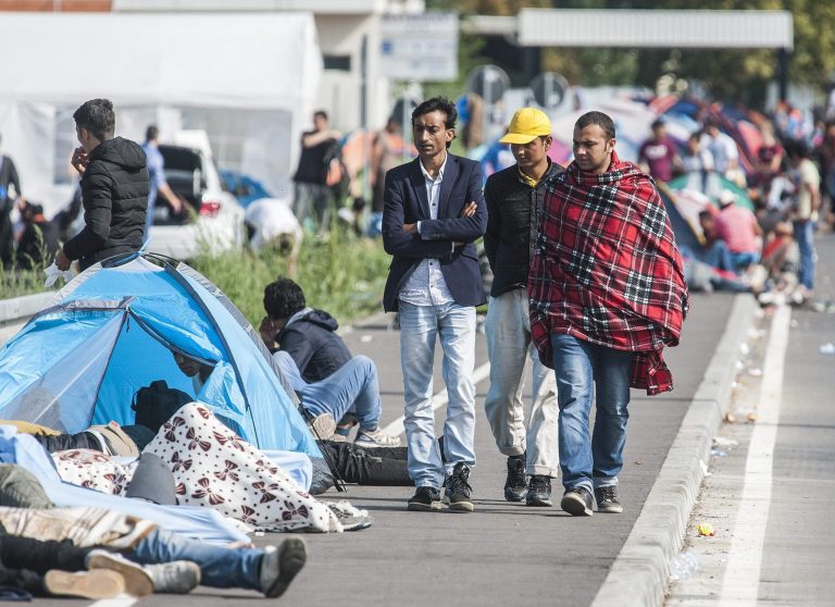 Europe faces a flood of migrants far beyond its capacity to absorb. (AP Photo)