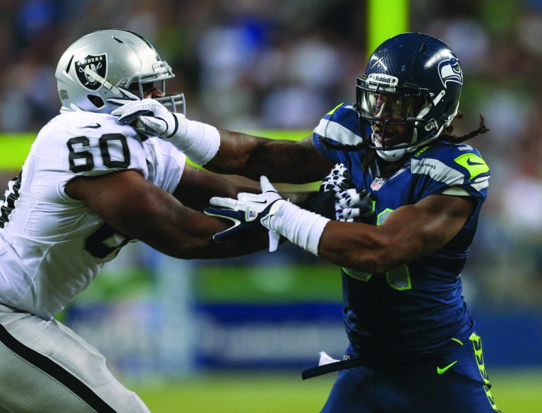 Otto Greule Jr/Getty Images
Rookie defensive end Bruce Irvin and the Seattle Seahawks will play the Washington Redskins in the NFC wild-card game on Sunday afternoon.