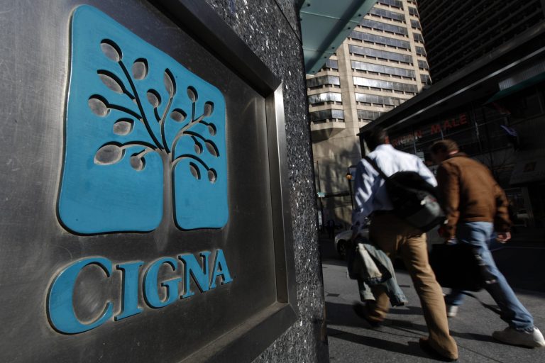 Cigna Corp. reported declining profits Thursday morning, due to unfavorable medical costs in its individual and government businesses that offset growth in its commercial employer and specialty businesses. (AP Photo/Matt Rourke)