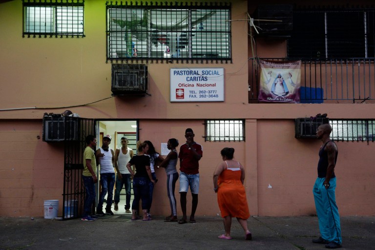 The high numbers in recent years have necessitated the building of temporary shelters for children. (AP Photo/Arnulfo Franco)