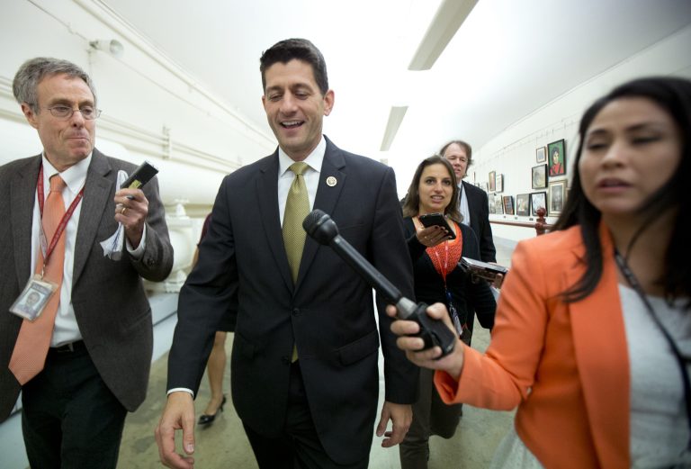 The conservative Republican Study Committee and the moderate Tuesday Group both announced Thursday they are endorsing Rep. Paul Ryan for speaker.Â (AP Photo/Manuel Balce Ceneta)