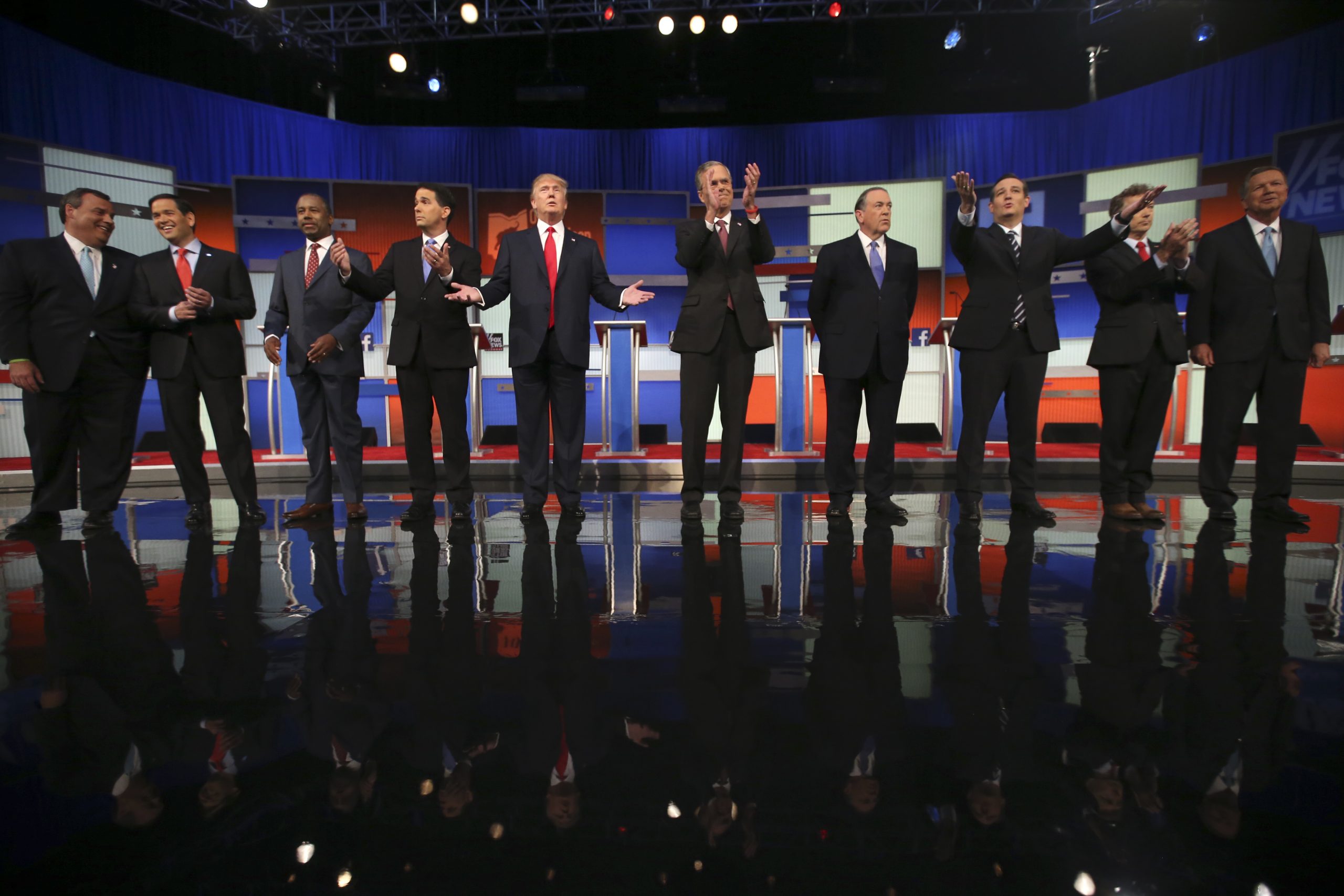 After debate, GOP field descends on Atlanta