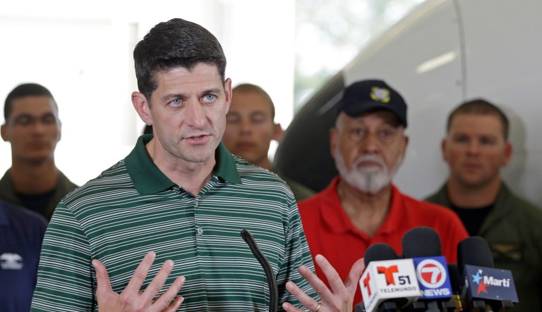 Hurricane Maria devastated Puerto Rico last week after it made landfall there as a category 4 storm. (AP Photo/Alan Diaz)