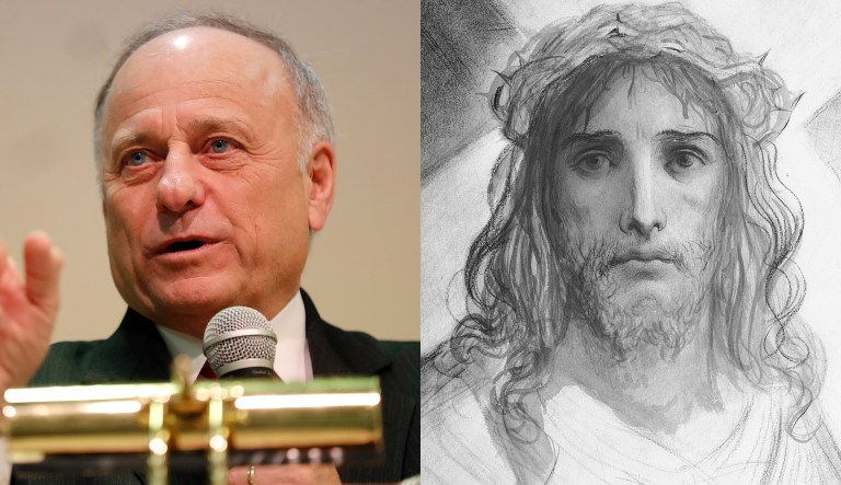 Steve King and Jesus Christ