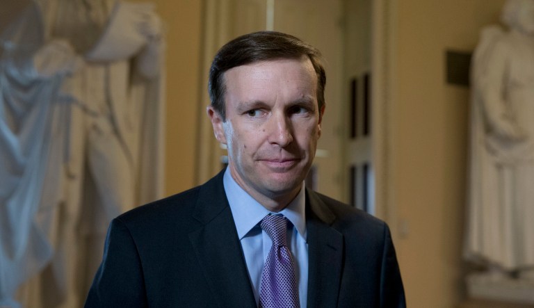 Sen. Chris Murphy, D-Conn., said Wednesday morning that Democrats have spent too much time arguing about Russia in Washington, an issue that real voters don't care about. (AP Photo/Alex Brandon)