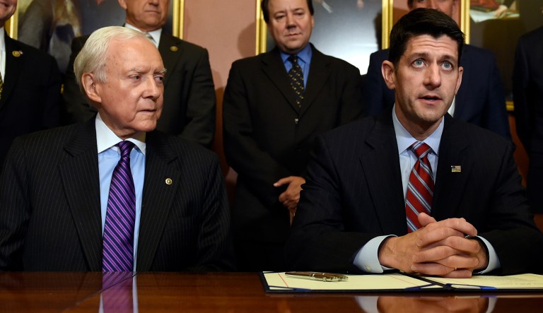 "I actually don't think he should do that," House Speaker Paul Ryan said. (AP Photo/Susan Walsh)