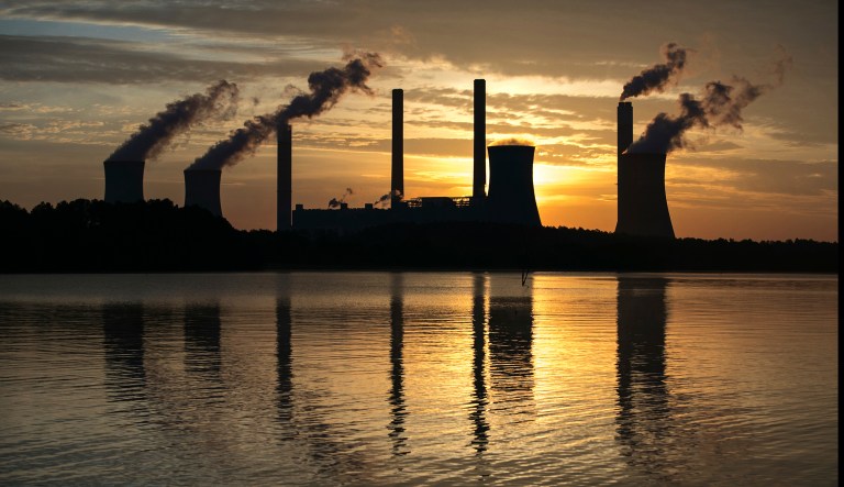 The tax credit for carbon capture technology, created in 2008, was extended for 12 years in the spending bill signed by President Trump on Friday. (AP Photo/Branden Camp, File)