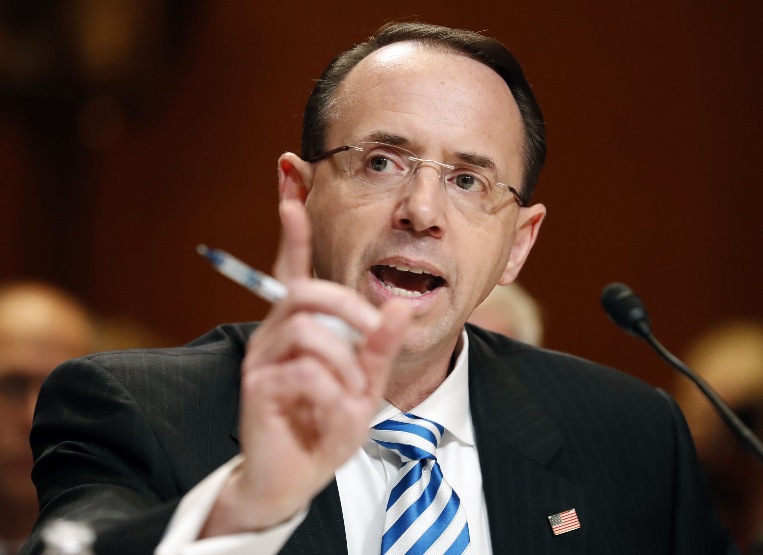 Rod Rosenstein to testify as first witness in Senate Judiciary Committee’s Russia investigation