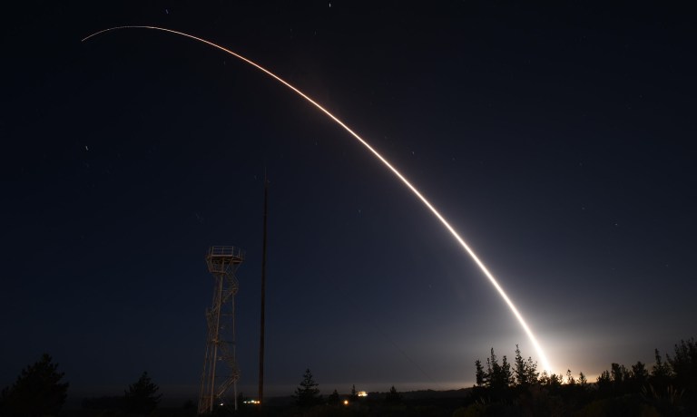 Companies are bidding to build the replacement for the Minuteman III intercontinental ballistic missile. (Air Force photo)