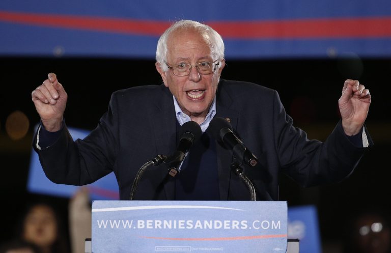 Democratic presidential candidate Sen. Bernie Sanders, I-Vt., hasÂ proposed to turn the U.S. Post Office into a kind of Big Brother Bank.Â (AP Photo/John Locher)