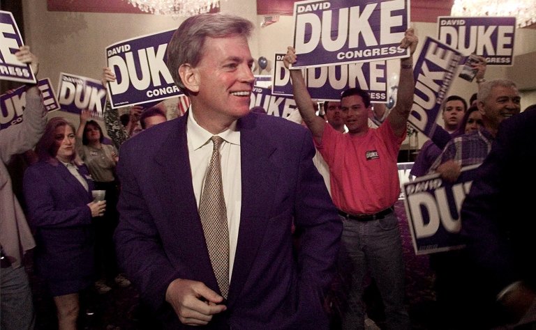 The former retired grand wizard said he will make a decision shortly before the July 22 ballot deadline. (AP Photo/J. Pat Carter)
