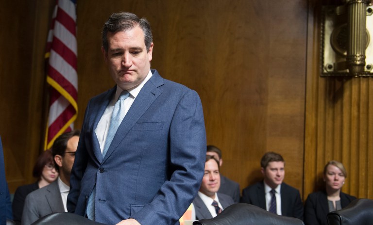 Sen. Ted Cruz based the defund effort on his contention that once Obamacare was fully in place and subsidies began to flow &mdash; that was scheduled to begin on January 1, 2014 &mdash; there would be no stopping it. (AP Photo/Cliff Owen)