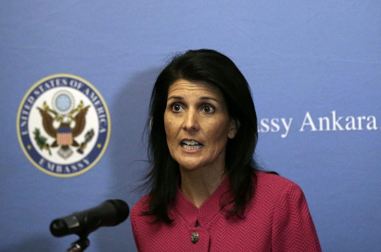 U.S. Ambassador to the U.N. Nikki Haley said that the U.S. remains committed to diplomatic and financial pressure on North Korea but that the country 