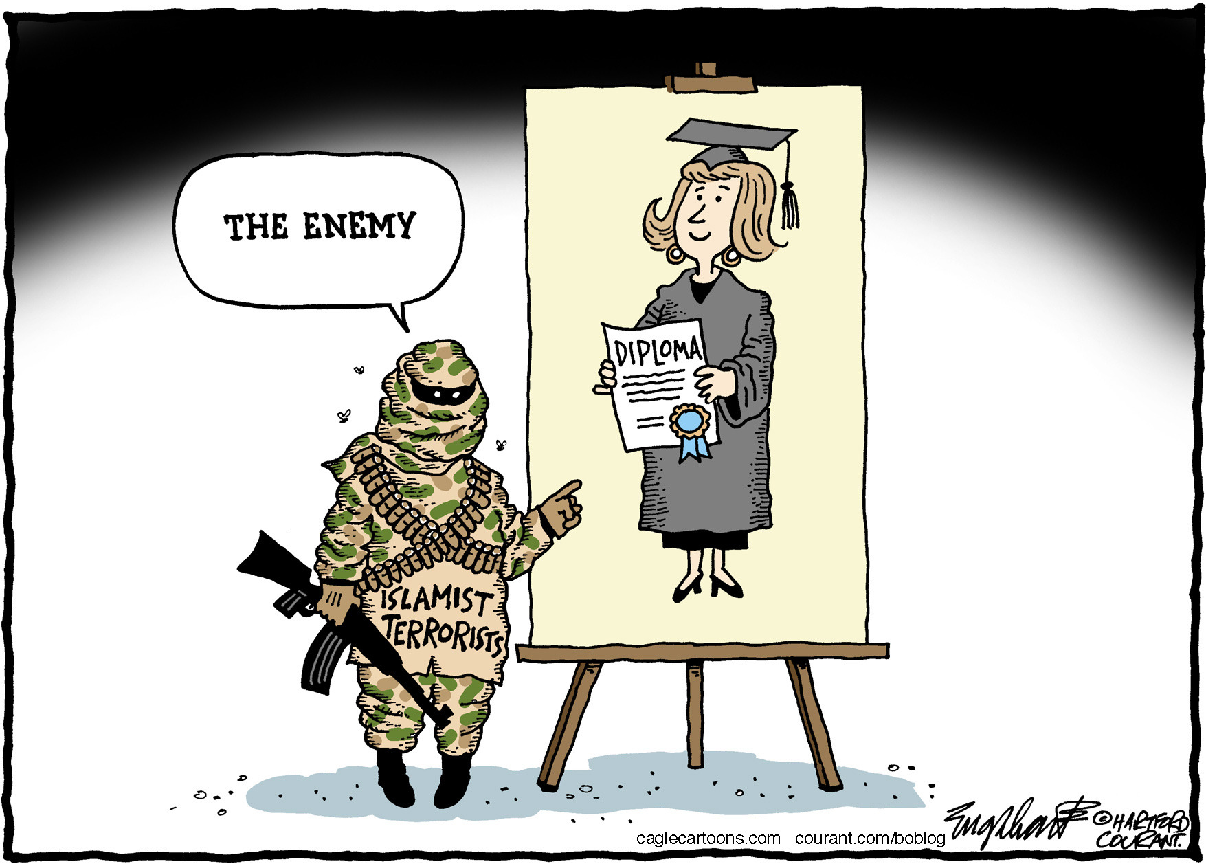 Editorial Cartoon: Real war on women